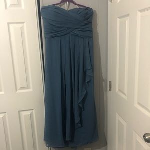 David’s bridal bridesmaid prom dress
